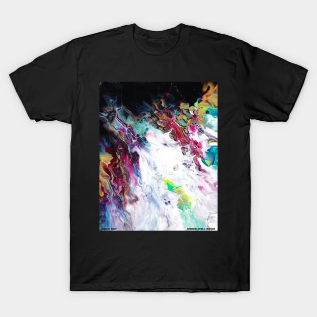 Colorful Abstract Oil Painting Artist Novelty Gift T-Shirt by Airbrush World